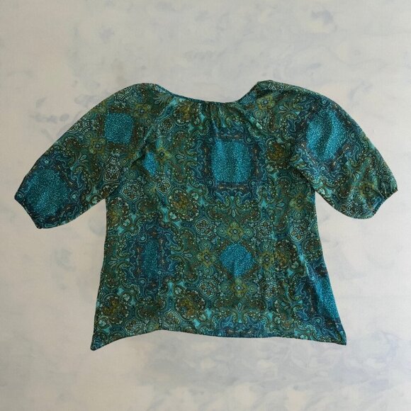 Apt 9 Boho Sheer Paisley Swimsuit Coverup Dress - Picture 2 of 5